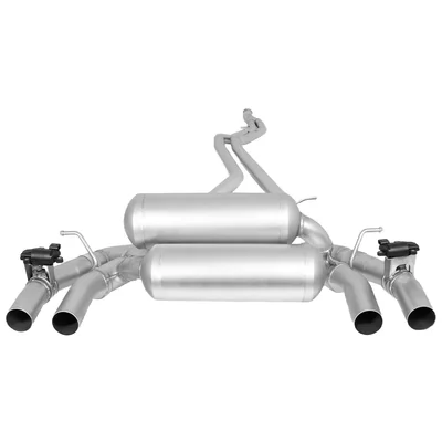 Cat-Back Remus  4x 102mm Chrome Straight Cut Tips