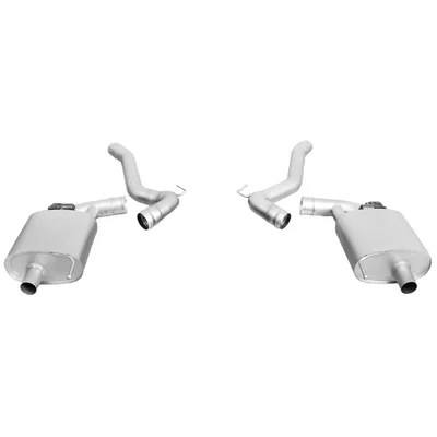 Cat-Back avec système de clapets Remus à Clapets 2x 102mm Chrome Straight Cut Tips