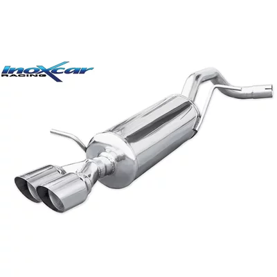 Echappement Final Inoxcar  2x80mm Racing Angled SKODA FABIA II (542)  1.4 TSI RS 180cv