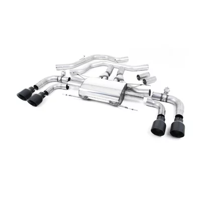 Cat-Back Milltek  2.75" Quad 100mm GT100 ALFA ROMEO GIULIA (952_)  2.9 Quadrifoglio (952AAM24) 510cv