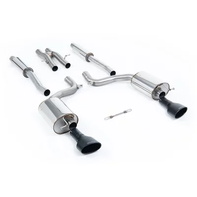 Cat-Back Milltek  2.75" Ceramic Coated Black Satin AUDI A6 C6 (4F2)  RS6 quattro 580cv