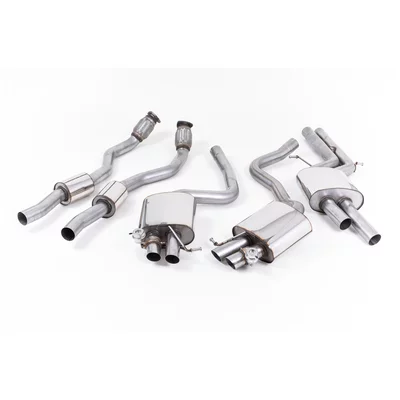 Cat-Back Milltek  2.35" OE Tips AUDI A4 B8 Avant (8K5)  RS4 quattro 450ps