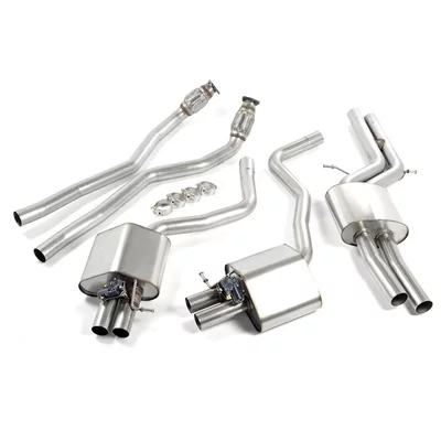 Catback Milltek Resonated 2.75" (Sorties d'origine) AUDI A6 C7 Avant (4G5, 4GD)  RS6 quattro 560cv