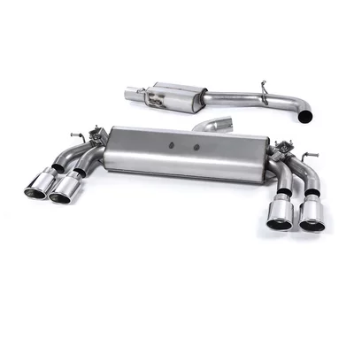 Cat-Back Milltek  3" Oval Jet Polished AUDI A3 (8V1, 8VK)  S3 quattro 300cv