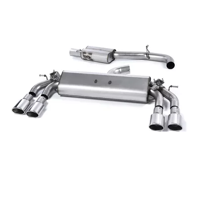 Cat-Back Milltek  3" 104x80mm Oval AUDI A3 Sportback (8VA, 8VF)  S3 quattro 310cv