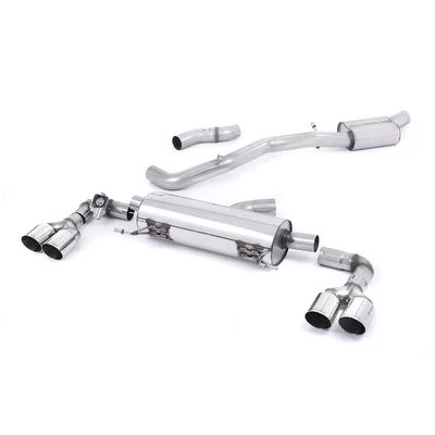 Cat-Back Milltek  3" Polished GT90 AUDI A1 (8X1, 8XK)  S1 quattro 231ps