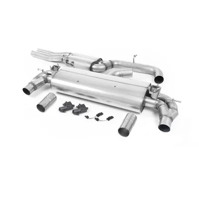 Cat-Back Milltek  3" Burnt/Blue Titanium Trims AUDI A3 Limousine (8VS, 8VM)  RS3 quattro 400cv