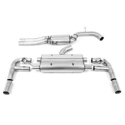 Cat-Back Milltek  3.15" Titanium Brushed Trims AUDI A3 Limousine (8VS, 8VM)  RS3 quattro 400cv