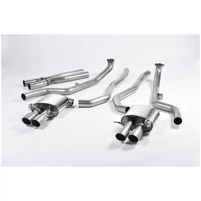 Cat-Back Milltek  3" Quad 90mm GT90 BMW 5 (F10)  M5 560cv