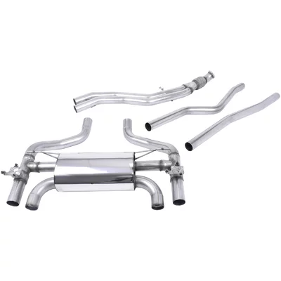 Cat-Back Milltek  N/A Carbon Jet-90 Trims BMW 2 Coupé (F22, F87)  M2 370ps