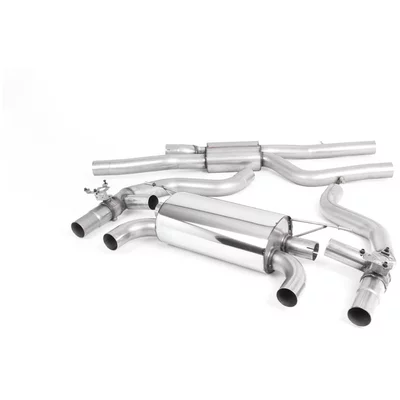 Cat-Back Milltek  2.75" Quand Jet 90 Carbon Fibre BMW 2 Coupé (F22, F87)  M2 Competition 411cv
