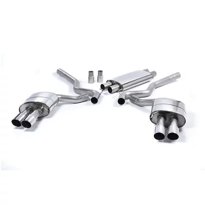 Cat-Back Milltek  2.75" Quad Polished GT-90 Tips