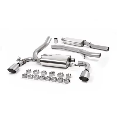 Cat-Back Milltek  3" Dual Brushed Titanium  GT-115