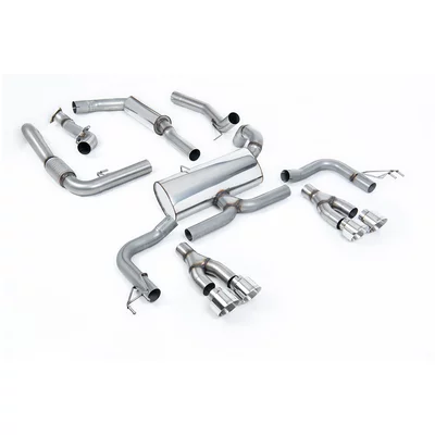 Cat-Back Milltek  3" Polished GT-100 HONDA CIVIC IX (FK)  2.0 i-VTEC Type R (FK2) 310cv