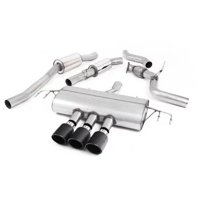Cat-Back Milltek  3" Triple JET-100 Carbon