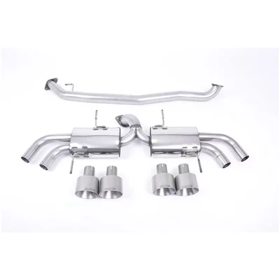 Cat-Back Milltek  3" Quad 127mm GT127 NISSAN GT-R (R35)  V6 530ps