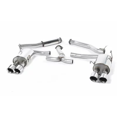 Catback Milltek Resonated 3" Quad 100mm GT100 SUBARU IMPREZA A trois volumes (GD)  2.5 AWD (GDF) 300cv