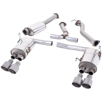 Cat-Back Milltek  3" Quad Titanium GT100 SUBARU IMPREZA A trois volumes (GE, GV)  2.5 WRX STi AWD (GVF) 301cv