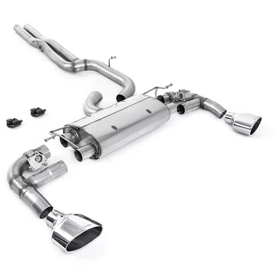 GPF-Back Milltek  3.15" 150 X 95mm Polished Oval