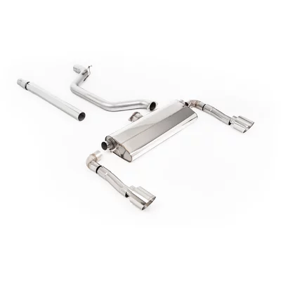 GPF-Back Milltek  3.15" Polished GT-115