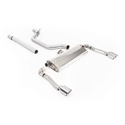 GPF-Back Milltek  3.15" Polished GT-115
