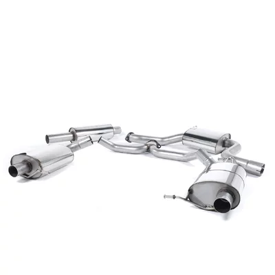 Cat-Back Milltek Resonated 3" OE Tips SKODA OCTAVIA III (5E3, NL3, NR3)  2.0 TSI RS 220ps