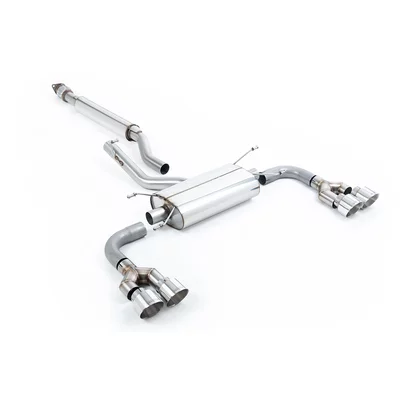 Cat-Back Milltek  63.5 Quad 100mm GT100 TOYOTA GR 86 Coupé (ZN8)  2.4 (ZN8BKE8) 234cv