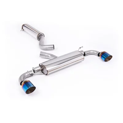 GPF-Back Milltek  3" GT-115 Burnt/Blue Titanium TOYOTA YARIS (_P21_, _PA1_, _PH1_)  1.6 GR 4WD (GXPA16) 280cv