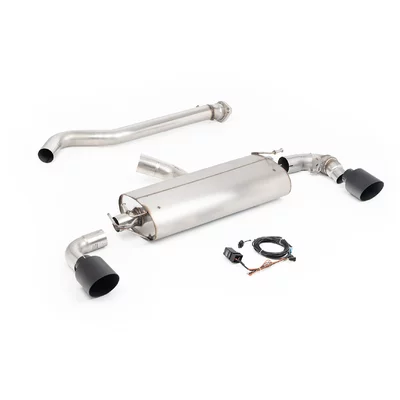 GPF-Back Milltek  3" GT-115 Cerakote Black TOYOTA YARIS (_P21_, _PA1_, _PH1_)  1.6 GR 4WD (GXPA16) 280cv