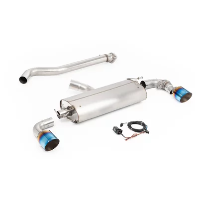 GPF-Back Milltek  3" GT-115 Burnt/Blue Titanium TOYOTA YARIS (_P21_, _PA1_, _PH1_)  1.6 GR 4WD (GXPA16) 280cv