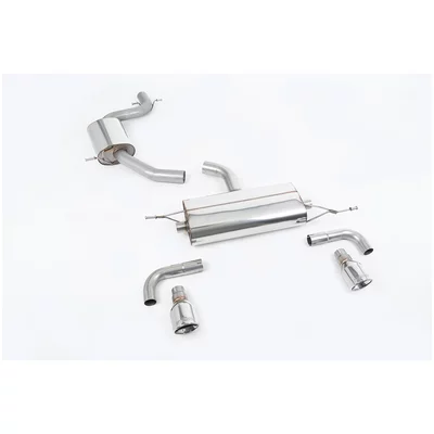 Cat-Back Milltek  69.85 Dual 100mm Jet