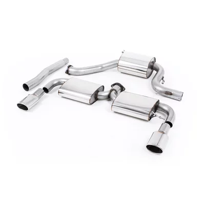 Cat-Back Milltek  3" Oval Jet Polished Tips