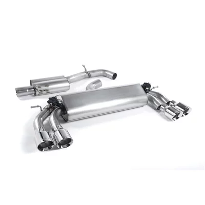 Cat-Back Milltek  3" Quad 100mm GT100 VW GOLF VII (5G1, BQ1, BE1, BE2)  2.0 R 4motion 310ps