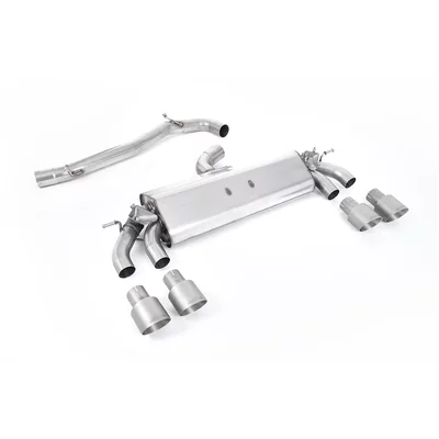 GPF-Back Milltek  3" Quad 100mm GT100