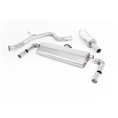 Cat-Back Milltek  3" Dual 100mm GT100B VW GOLF VII (5G1, BQ1, BE1, BE2)  2.0 GTI TCR 290cv