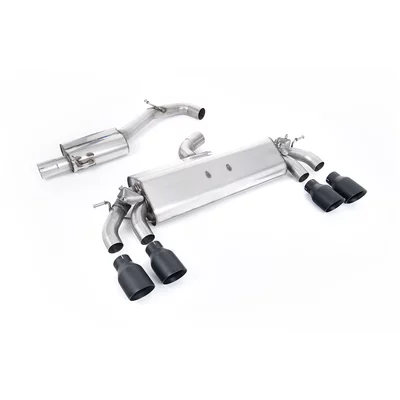 Cat-Back Milltek  3" Quad 100mm GT100 VW GOLF VII (5G1, BQ1, BE1, BE2)  2.0 R 4motion 310ps