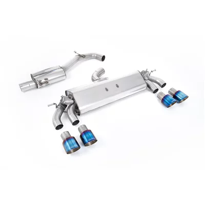 Cat-Back Milltek  3" Quad 100mm GT100 VW GOLF VII (5G1, BQ1, BE1, BE2)  2.0 R 4motion 310ps