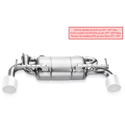 Echappement Final Akrapovic Slip-On  sans embouts NISSAN 370Z Coupé (Z34)  3.7 V6 VVEL 330cv