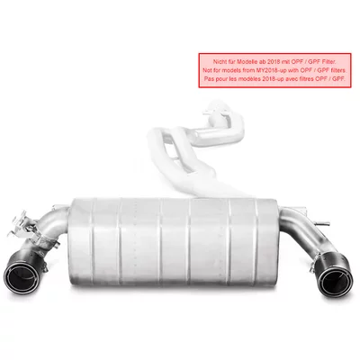 Echappement Final Akrapovic Slip-On BMW 2 Décapotable (F23)  M 240 i 340cv