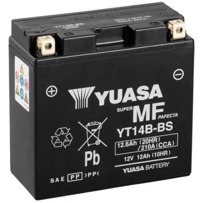 Batterie Moto Yuasa YT14B  12V 12.6Ah  