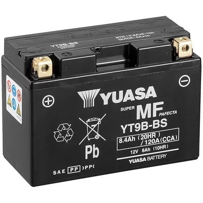 Batterie Moto Yuasa YT9B  12V 8.4Ah  