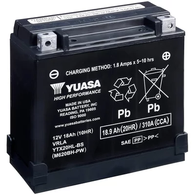 Batterie Moto Yuasa YTX20HL  12V 18.9Ah  