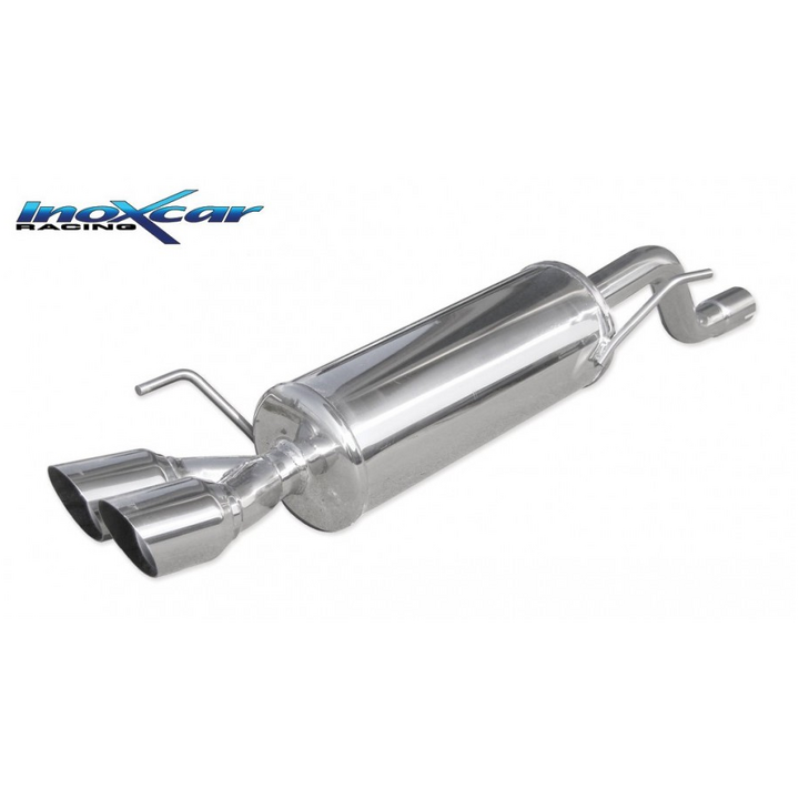 Endschalldämpfer Inoxcar  2x80mm Racing Angled