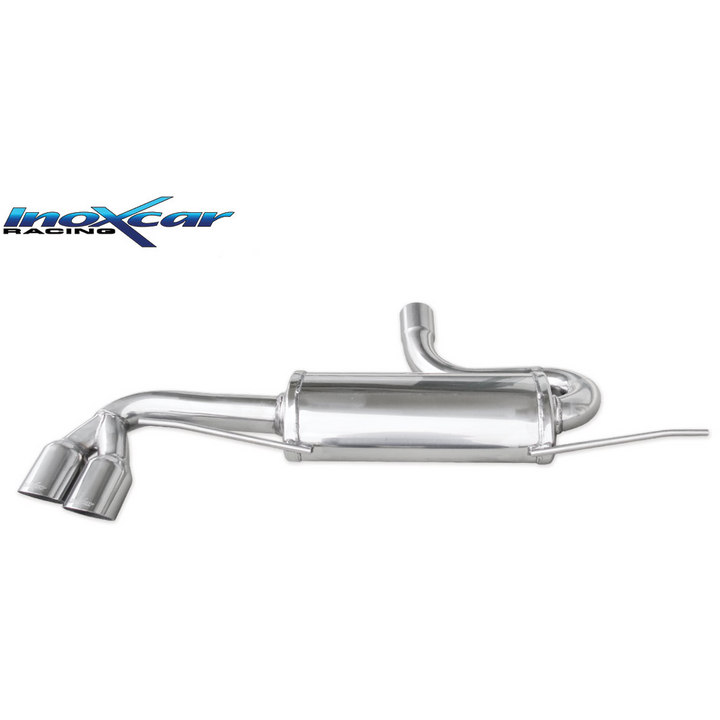 Endschalldämpfer Inoxcar  2x80mm Racing Angledfür AUDI TT (8J3)  2.0 TFSI quattro 200ps 
