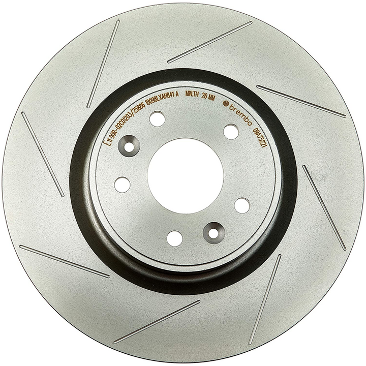 Bremsscheibe Vorne Geschlitzte Brembo Drilled