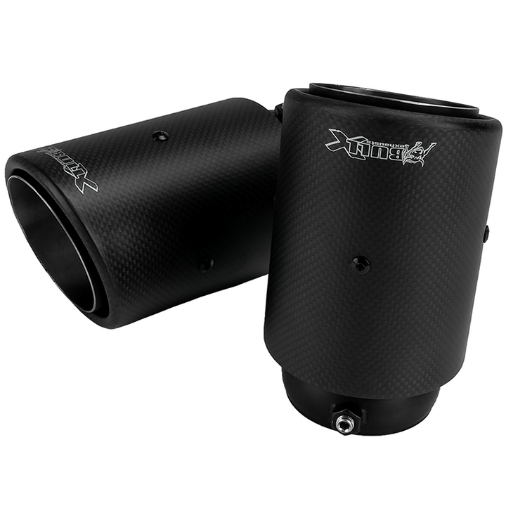 Embouts d'échappement Bull-X  101mm Carbonepour VW GOLF VI (5K1)  2.0 GTi 210cv 
