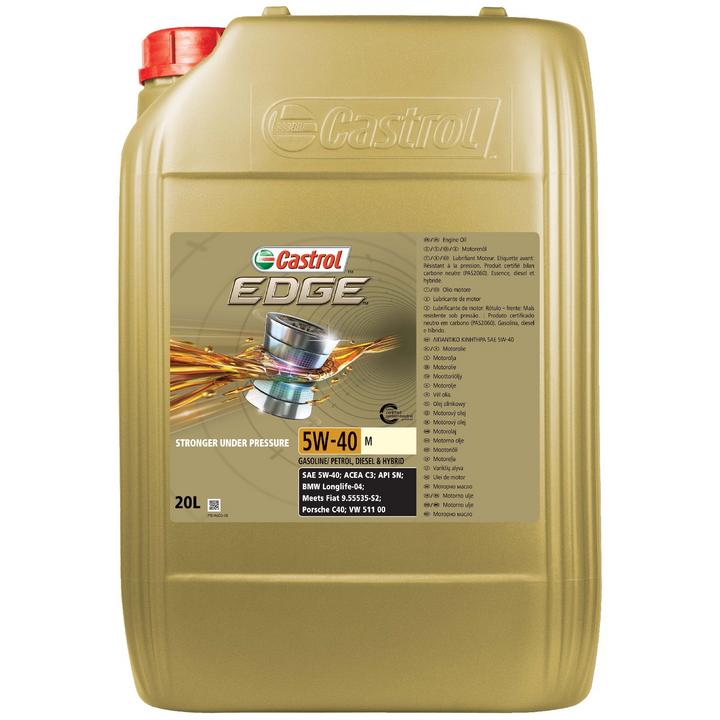 Huile Moteur Castrol Edge 5W40 M 20L