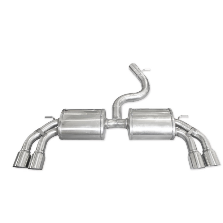 Endschalldämpfer Inoxcar  2x80mm Racingfür AUDI A3 Sportback (8VA, 8VF)  S3 quattro 300ps 