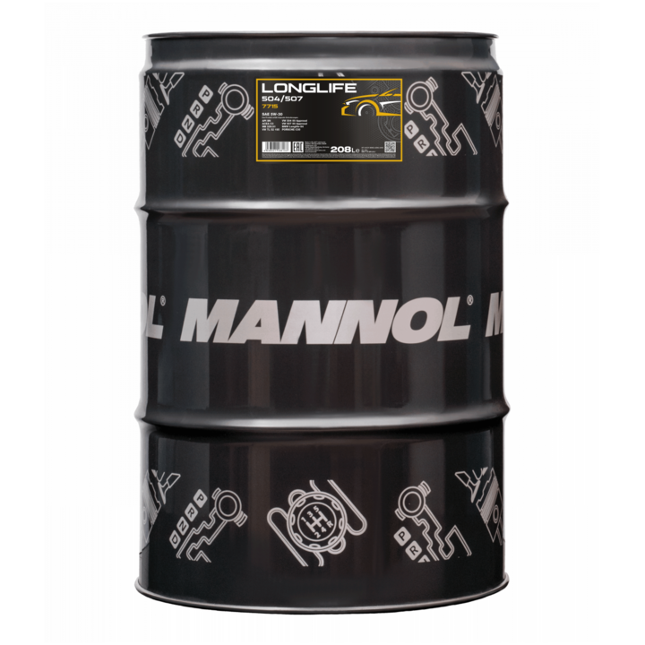 Huile Moteur Mannol 7715 Longlife 504/507 5W30 208L