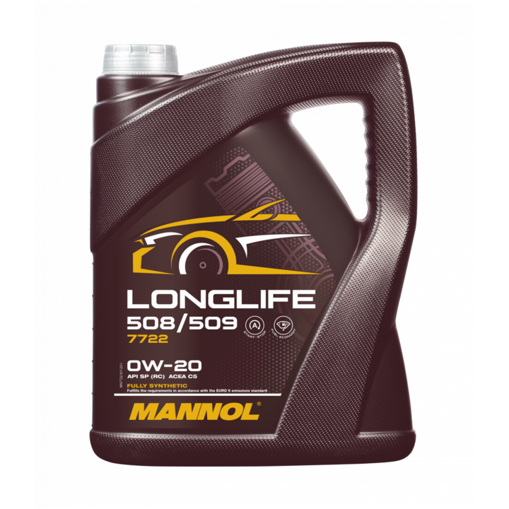 Huile Moteur Mannol 7722 Longlife 508/509 0W20 5L
